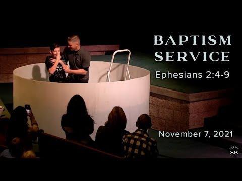 "Saved By Grace" Baptism Service | Pastor Karl Anderson | Ephesians 2:4-9