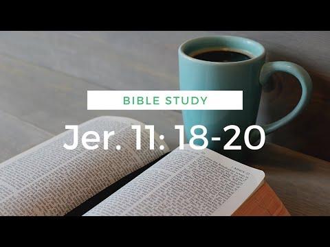 Jeremiah 11: 18 -20