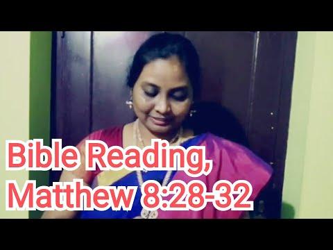 Bible Reading, Matthew 8:28-32
