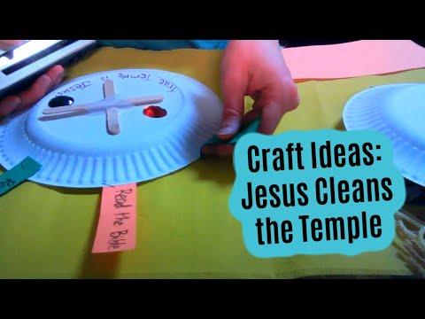 “Jesus Cleans the Temple”  Bible Craft Ideas from John 2:13-22