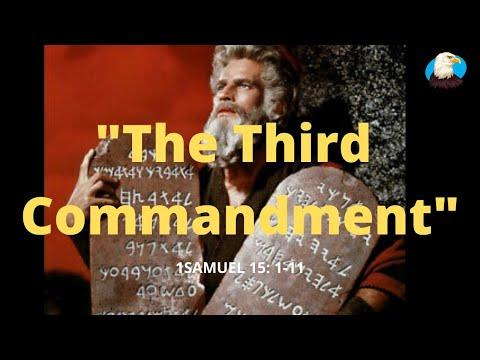 22-0828 - Bro Zoe George | "The Third Commandment" - Exodus 20:1-7