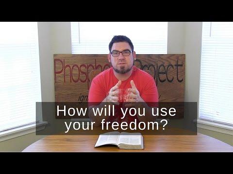 How will you use your freedom? | Galatians 5:13 | One Verse devotional