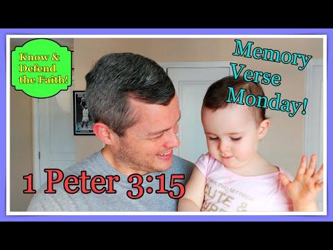 1 Peter 3:15 | Memory Verse Monday with Gloria!