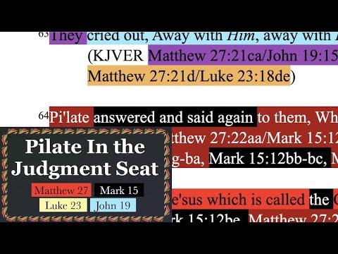 688. Pilate Asks What They Want Done to Jesus. Matthew 27:22-23, Mark 15:12-13