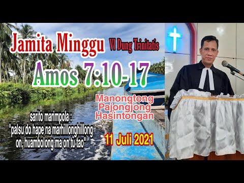 Jamita Minggu, 11 Juli 2021, Amos 7:10-17