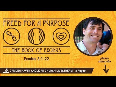 03 FREED FOR A PURPOSE - Exodus 3:1-7:6 - Camden Haven Anglican Church Livestream 8 AUGUST 2021