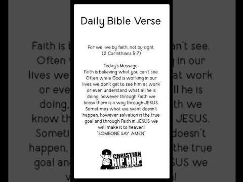 Bible Verse of the Day - Live By Faith (‍2 Corinthians 5:7) #BibleVerse #DailyMessage #LiveByFaith