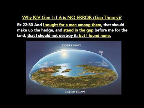 Genesis 1 Gap? 1st Read Ez 22:30, Luke 16:26 KJV"