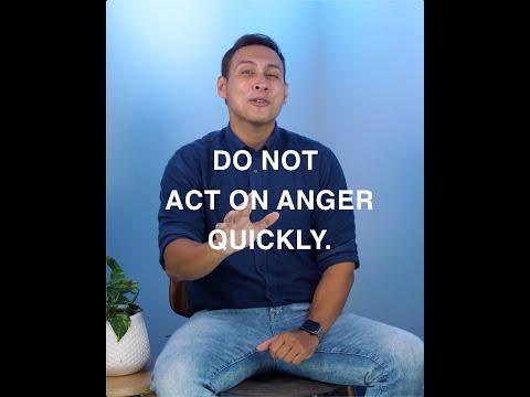 Do Not Act On Anger Quickly — Daily Devo