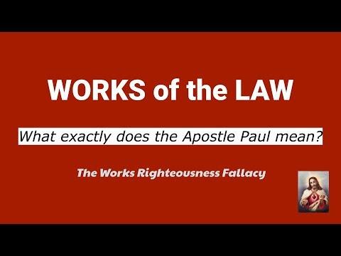 Works of the Law - Martin Luther's Error in Romans 3:28