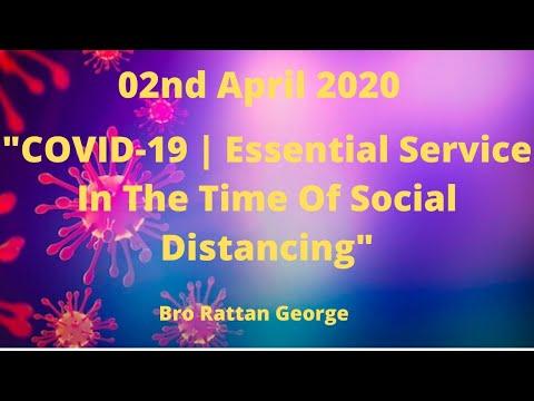 20-0402 - "COVID-19 | Essential Service In The Time Of Social Distancing" - Mark 16:14-18