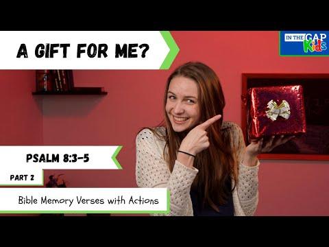 Psalm 8:3-5 | Bible Verses to Memorize for Kids with Actions | Creativity for Kids (Week 2)