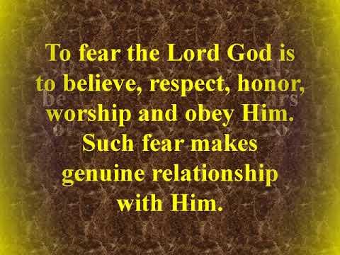 Scripture Memory Songs -- The Fear of the Lord (Proverbs 9:10-11)