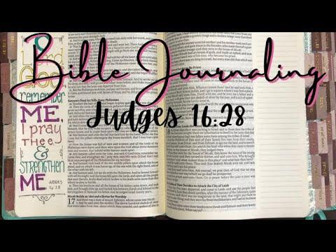 ✨BIBLE JOURNALING/ Judges 16:28 / BIBLE STUDY