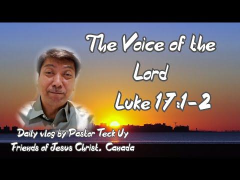 Luke 17:1-2    - The Voice of the Lord - June 25, 2020 by Pastor Teck Uy