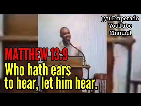 Pastor Gino Jennings - Matthew 13:9 Who Hath Ears To Hear, Let Him Hear