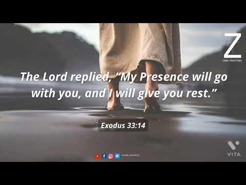 Exodus 33:14 | Zabel Ministries | Bible verse of the day | Message and Prayer #strong #love #rest