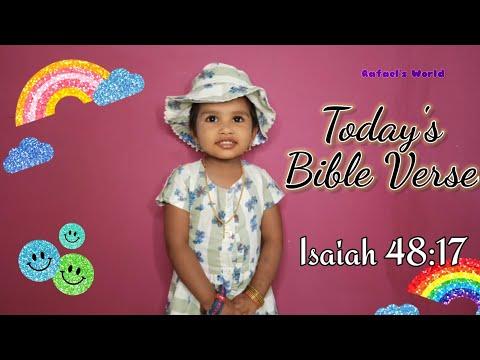 Isaiah 48:17 | Kids Bible Verse of the Day|Today Bible verse| Bible Quotes | 19-02-2022 | toddler