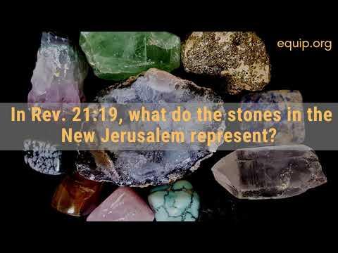 What Do the Stones in Revelation 21: 19 Represent?
