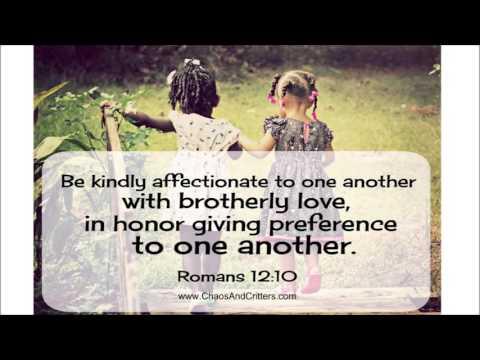 Daily Bible Verse - Romans 12:10 - Daily Inspiration and Encouragement from the Bible