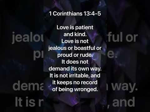 1 Corinthians 13:4-5
