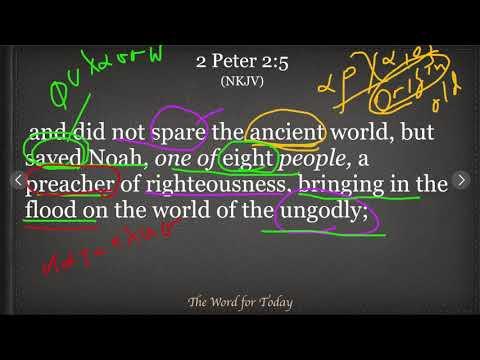 The Word for Today 2 Peter 2:5-6