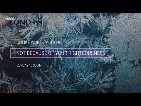 Church Service // Not Because of Your Righteousness // Deuteronomy 9:5 // 24.01.2021