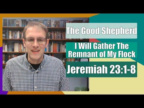 I Will Gather The Remnant Of My Flock - Jeremiah 23:1-8