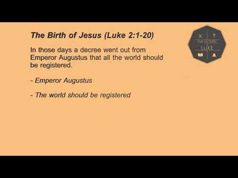 6. The Birth of Jesus (Luke 2:1-20)