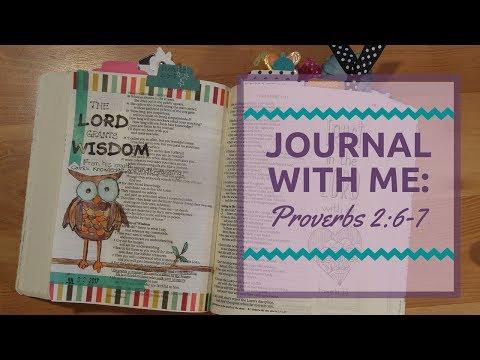 Bible Journaling: Proverbs 2:6-7