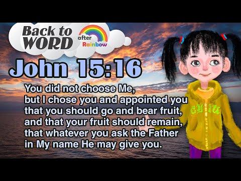 John 15:16 ★ Bible Verse | Memory Verse for Kids