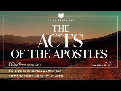 Daily Devotions: Acts 10:34-48 with Pastor Steve McConnell (Apr. 27th, 2021)