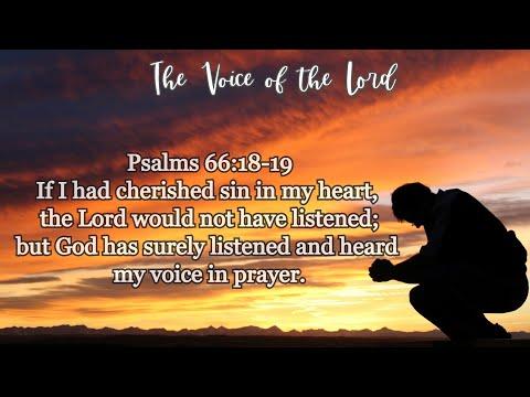 Psalms 66:18 19 The Voice of the Lord  May 25, 2022 by Pastor Teck Uy