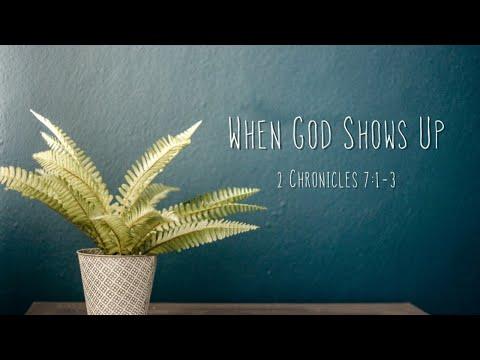 When God shows up || 2 Chronicles 7: 1-3 || Mario Catalano