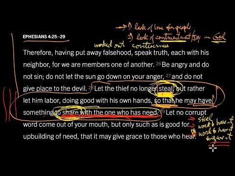 What Is the Christian Alternative to Stealing? Ephesians 4:25–29, Part 7