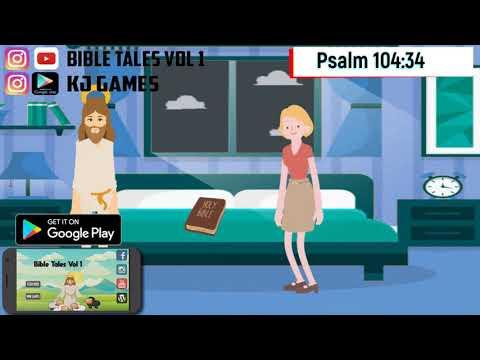 Psalm 104:34 Daily Bible Animated verses 20 July 2019