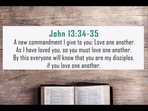 John 13:34-35 PHS Biblical Framework