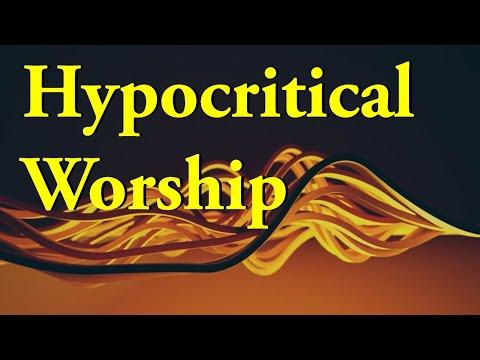 Hypocritical worship [Amos 5:21-24] Today’s Bible Reflection