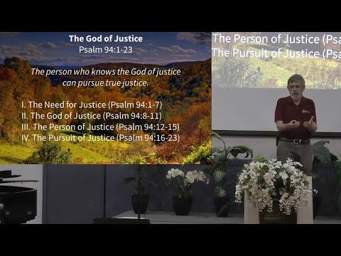 The God of Justice - Psalm 94:1-23