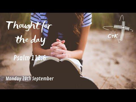 Shaken? | Psalm 112:6 | Rob Bewley | 20th September 2021