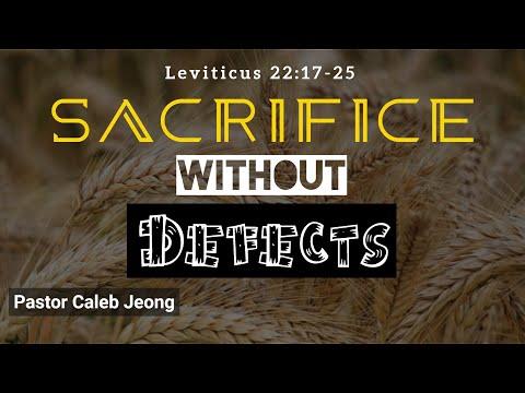 Sacrifice Without Defect - Leviticus 22:17-25 - Pastor Caleb Jeong