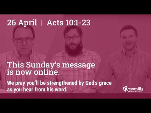 Sunday 26 April | Acts 10:1-23