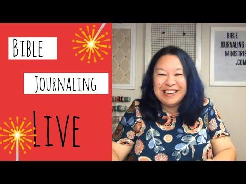 Bible Journaling Live - Galatians 5:13-14, Updates, and Giveaways