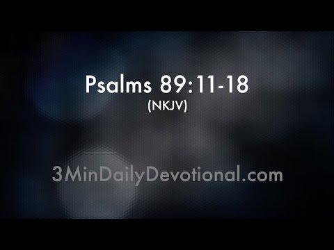 Psalms 89:11-18 (3minDailyDevotional) (#145)