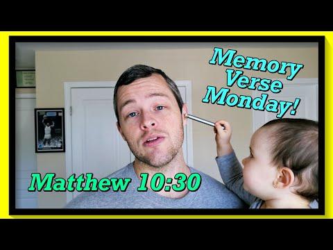 Matthew 10:30 | Memory Verse Monday with Gloria!