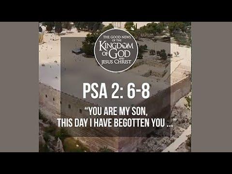 You are my Son ... (Psalm 2:6-8) David Oosthuizen