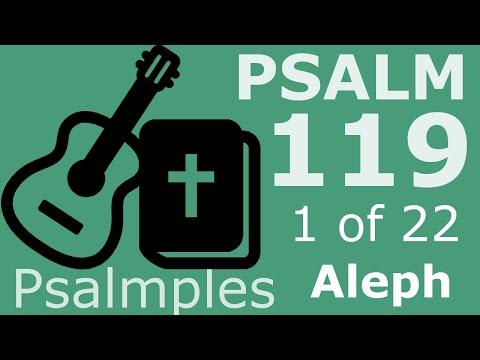 Scripture Song: Psalm 119:1-8 NKJV - Aleph - Blessed are the undefiled in the way