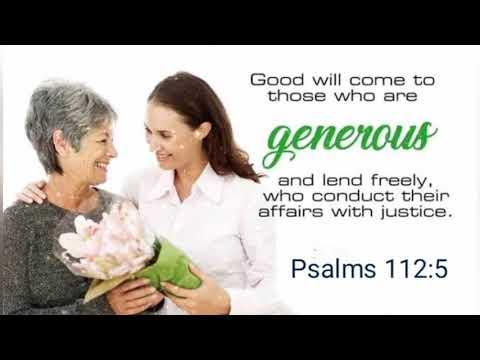 29-9-21|Psalms 112:5 |Generous| Today's Bible verse |Sis.Sarah Clement Raj | Hope Ministries | Bidar