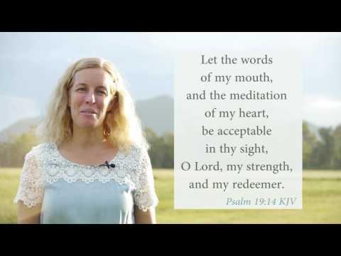 How to sing Psalm 19:14 KJV - Let the words of my mouth - Musical Memory Verse