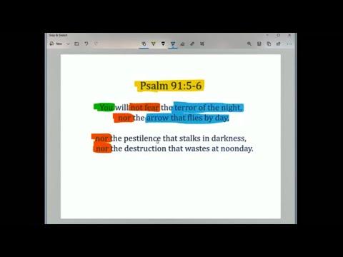 Online Bible Study - Psalm 91:5-10